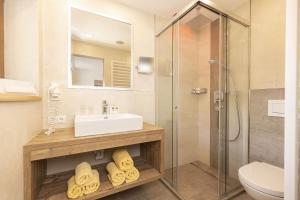 Kylpyhuone majoituspaikassa Haus Kreidl