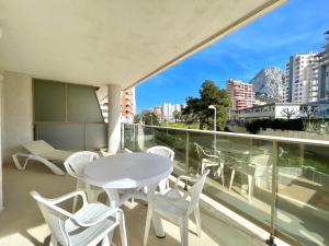 Balkón nebo terasa v ubytování 2 Bedrooms Apartment in Calpe LARIMAR