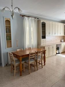 A kitchen or kitchenette at Lixouri Center Apartment