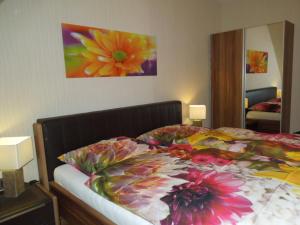 Postel nebo postele na pokoji v ubytování Hotel Gode Wind