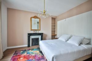 Posteľ alebo postele v izbe v ubytovaní 3G#Appart 6Pers#2 Chambres#Commerce#Paris 15#AC