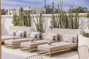 Posezení v ubytování Riad Nyla Wellness and Spa