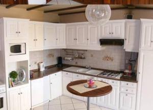 Dapur atau dapur kecil di Au Moulin de la Tour +9 gambar