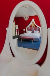 Postelja oz. postelje v sobi nastanitve LaLeLu Hostel Dresden