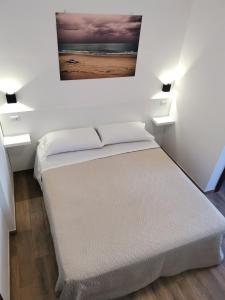 Een bed of bedden in een kamer bij Sunrise Room, Bed and Breakfast