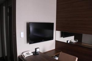 TV a/nebo společenská místnost v ubytování Hotel Il Credo Gifu