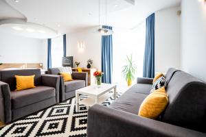 Area soggiorno di Hotel Squash Dependance