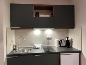 A kitchen or kitchenette at Apartmani SOVA