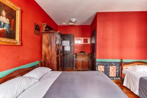 Postel nebo postele na pokoji v ubytování Hotel Portacavana