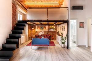 Posezení v ubytování Pop Art Loft con Giardino Privato