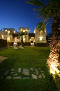 A garden outside Ninemia Suites Tinos Superior 102