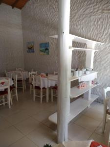 Restaurace v ubytování Pousada Charle Brown