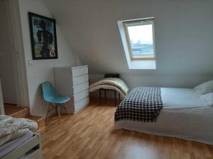 Posteľ alebo postele v izbe v ubytovaní La maison des vacances