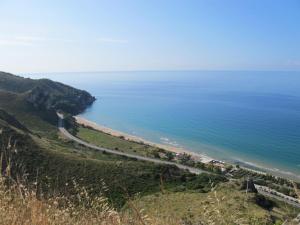 a view of the ocean from a hill at Apartment Costa di Kair ed Din-6 by Interhome in Sperlonga