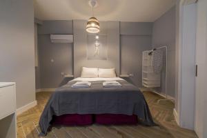 Postel nebo postele na pokoji v ubytování Central Flat near Beach in Muratpasa Antalya