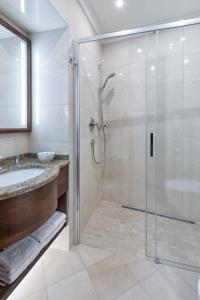 Koupelna v ubytování Hotel Romance