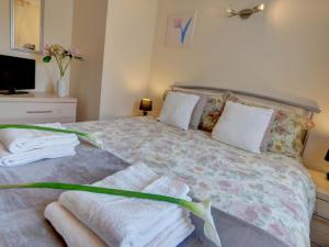 Katil atau katil-katil dalam bilik di Apartment Sand Dunes by Interhome