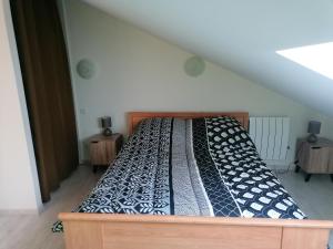 Posteľ alebo postele v izbe v ubytovaní gîte de rarounette au cœur des Vosges