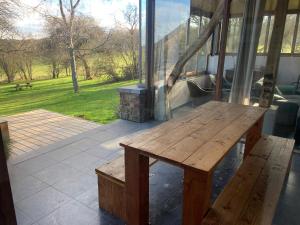 Balkón nebo terasa v ubytování Gîte Banet-Sart à Daverdisse