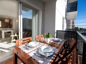 Balkón alebo terasa v ubytovaní Apartment Sakura by Interhome