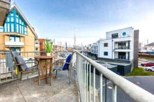 En balkon eller terrasse på Marina 28-1