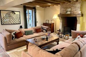 Posedenie v ubytovaní Beautiful Farmhouse - 1h40 South Paris