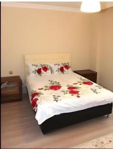 Postel nebo postele na pokoji v ubytování Erden Home