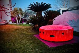 A garden outside Loft Terracina