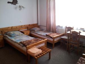 Katil atau katil-katil dalam bilik di Hotel Staropolski