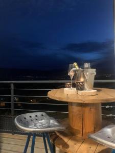 Balkon lub taras w obiekcie Appartement de montagne cosy