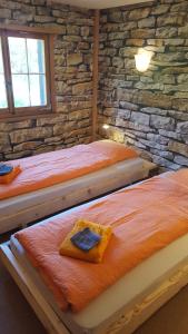 Postel nebo postele na pokoji v ubytování Haus Corina
