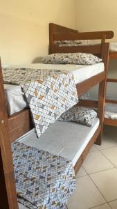 A bed or beds in a room at POUSADA ONDA CARIOCA