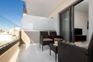 Posezení v ubytování Ruby Luxury Suites