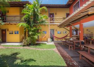 Zahrada ubytování Praia do Forte Hostel