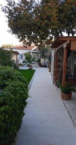 Um jardim em Alkistis House