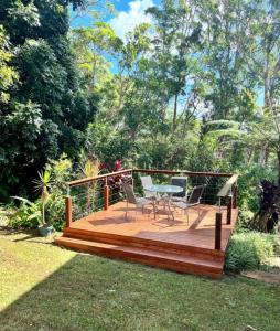 Taman di luar Mahalo Accomodation