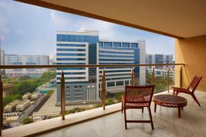 Balkonas arba terasa apgyvendinimo įstaigoje The Westin Hyderabad Mindspace