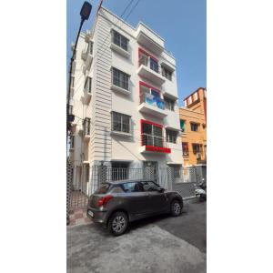 El edificio en el que está la pensión