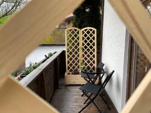 Balcone o terrazza di Haus am Bach