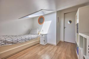 Posteľ alebo postele v izbe v ubytovaní Duplex Etoile de mer- T4 Vue mer