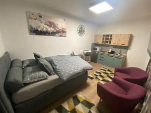 Kuchyňa alebo kuchynka v ubytovaní Studio Apartman 4YOU CITY MAX