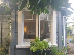 Taman di luar Cabins on Tudor bed & breakfast