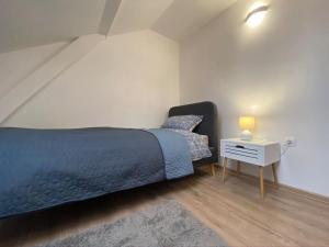 Voodi või voodid majutusasutuse Apartman 4YOU: Urban dreams toas
