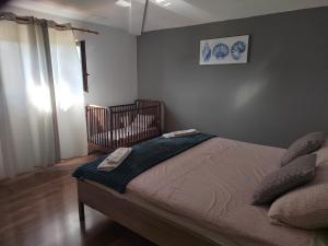 Postel nebo postele na pokoji v ubytování Manuela