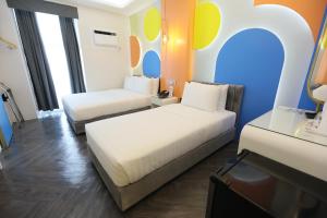 M.Y. Hotel客房内的一张或多张床位