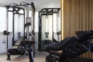Posilňovňa alebo fitness centrum v ubytovaní 08028 Apartments