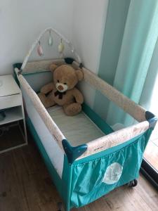 A bed or beds in a room at SEA VIEW 2 BDR Apartment Allonbay Village & SPA