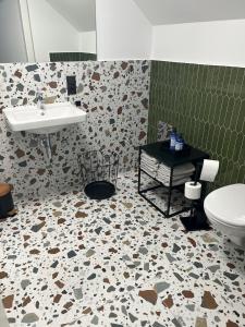 Baðherbergi á Wotel