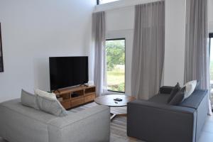 Televiisor ja/või meelelahutuskeskus majutusasutuses Cap Sud Apartment