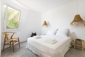 Posteľ alebo postele v izbe v ubytovaní Villa Sa Pausa + 16 fotografií